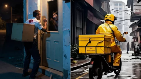 北京海淀外卖员坠楼后继续送单